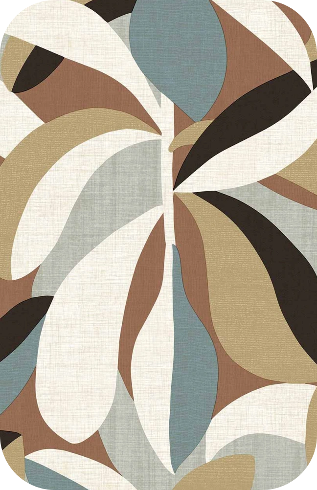 Abstract colorful floral